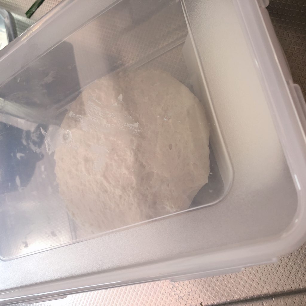 自宅で簡単「こねない冷蔵庫発酵パン」1