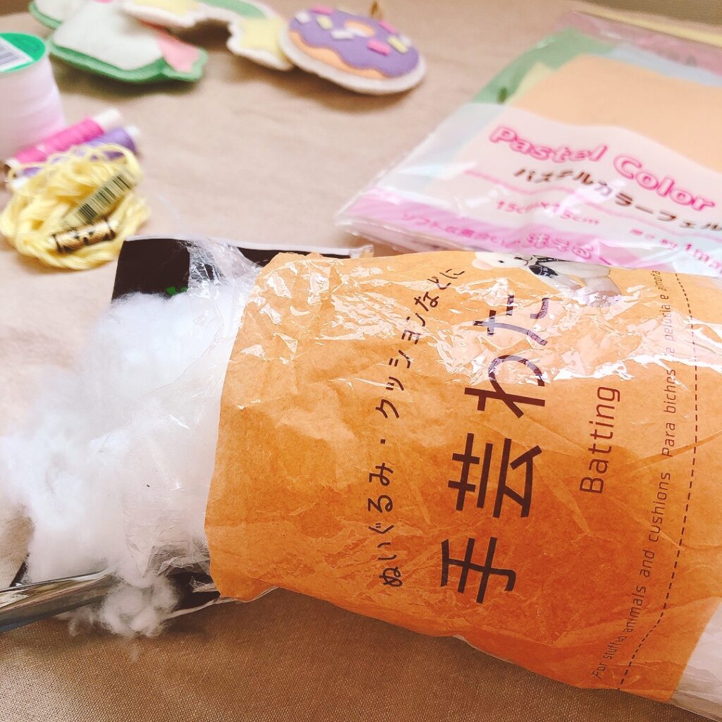 フェルト手作りチャームのおすすめ型紙【虹】2
